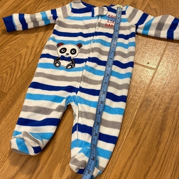 KOALA Baby "Cool Like Daddy" Footed Onesie (Size  0-3 months) - Picture 10 of 11